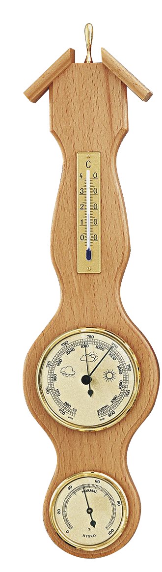 Wetterstation Made in Germany, Naturholz