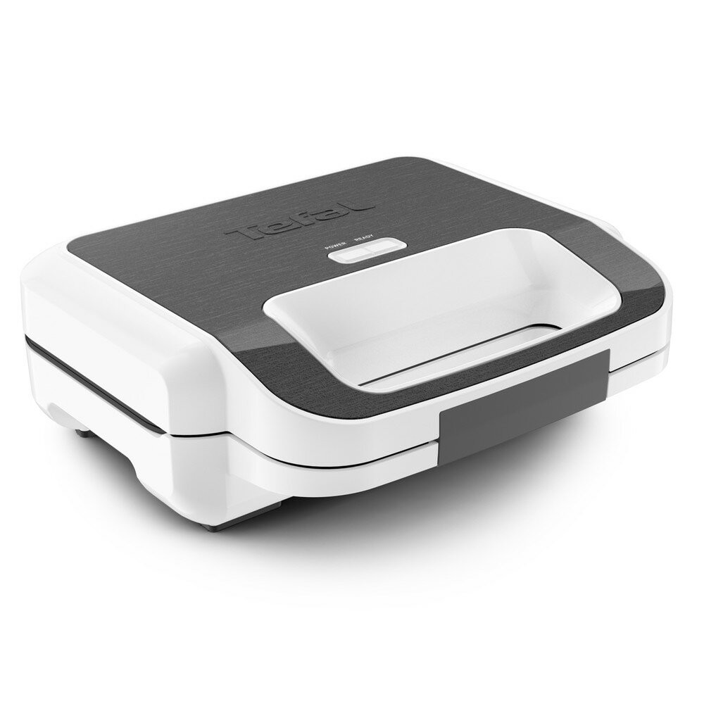 Tefal Snack XL SW7011 Sandwich-Toaster 850 W Weiß, Edelstahl