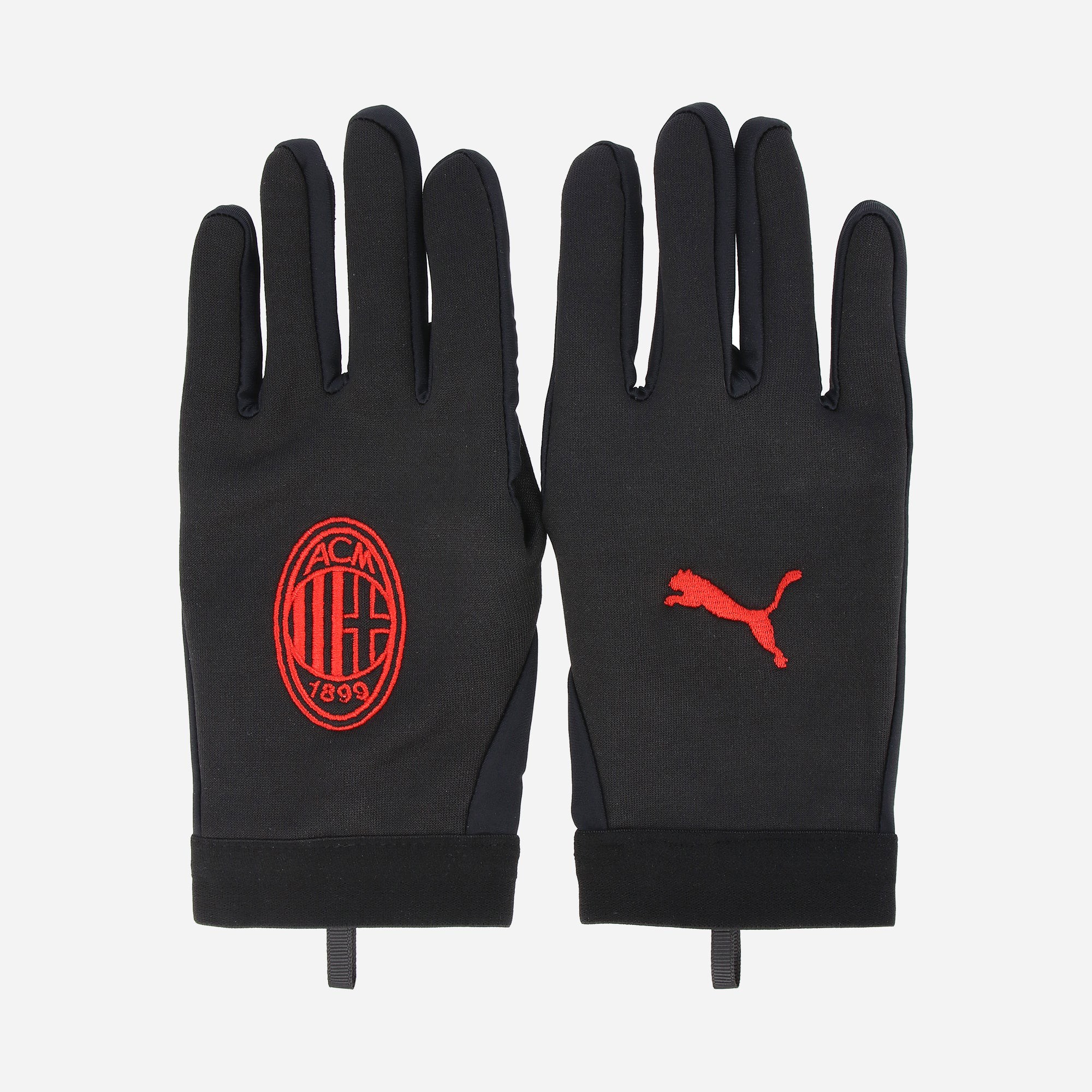 AC MILAN NON-SLIP BLACK GLOVES