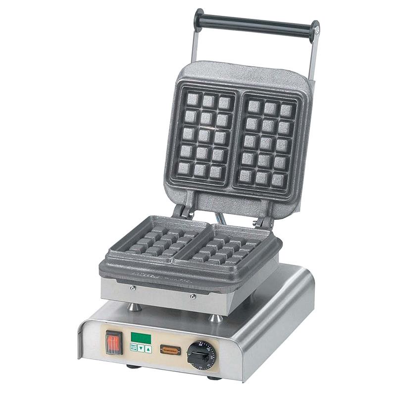 Waffeleisen Brüsseler Waffeln 2 / 4 Stk. à 16,5 x 10,5 x 3 cm - Gusseisen - 2200 W / 4400 W, Profi Waffeleisen