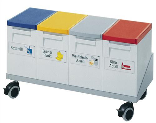 Kennzeichnungs-Etikett selbstklebend - 5 ST, Aufschrift Restmüll f.f.Wertstoffsammler