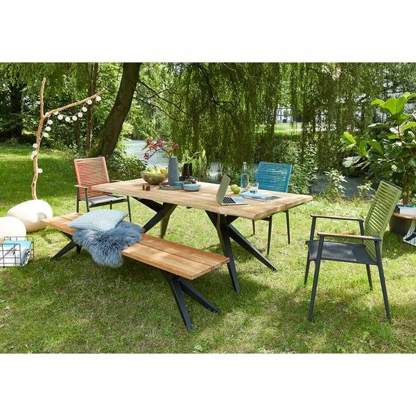 Musterring Amsterdam Gartenmöbel-Set L (6 Plätze) Tisch 220x95cm