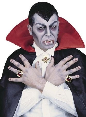 Goldenes Vampir Schmuckset