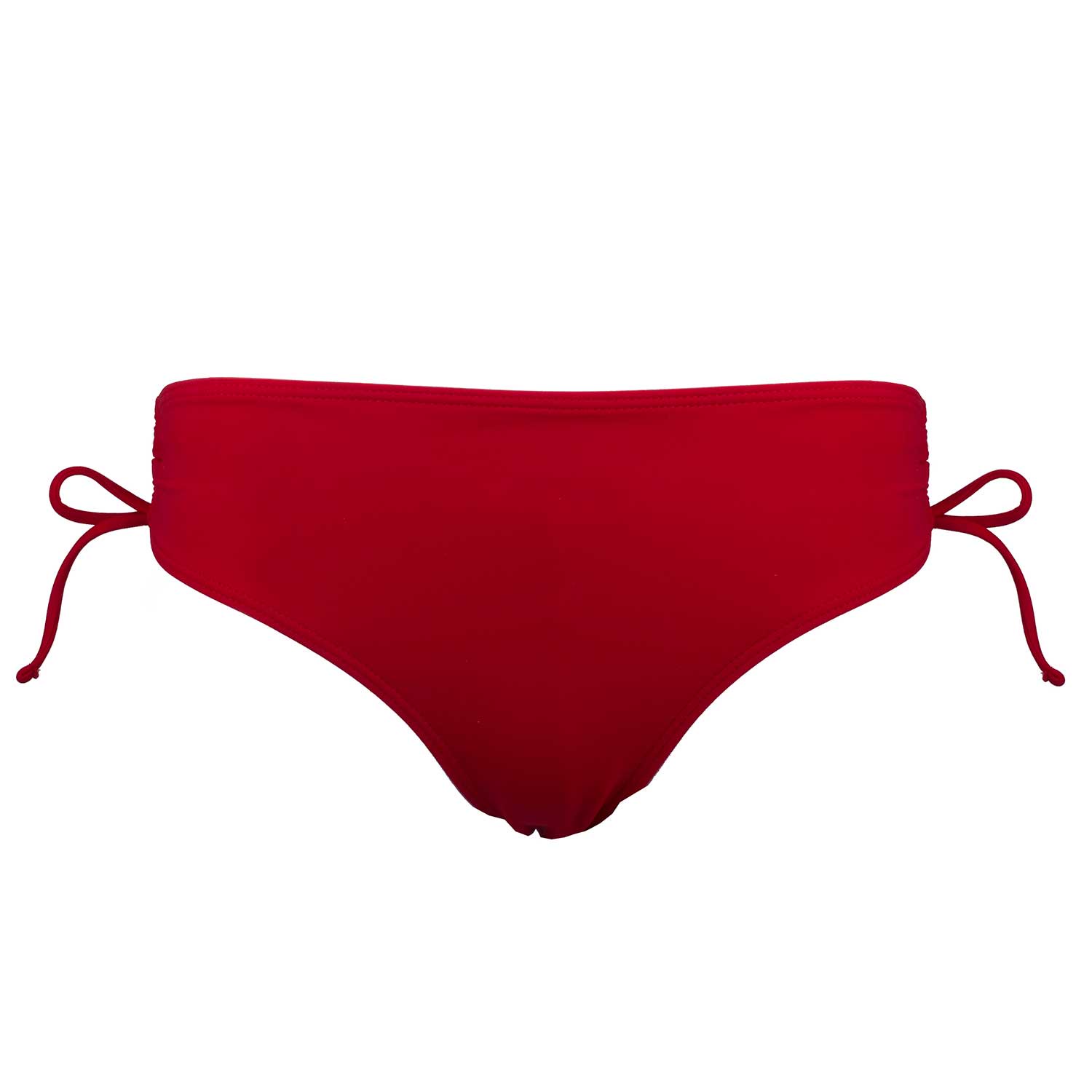 Escora Bikini Panty mit Kordelzug in Rot