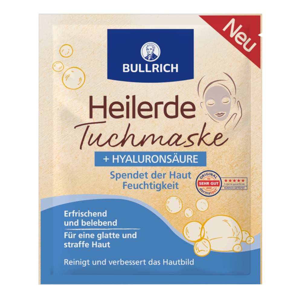 Bullrich Tuchmaske Hyaluronsäure  1 St Gesichtsmaske