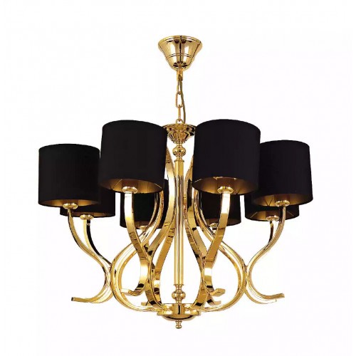 Deckenlampe Wohnzimmer Deckenleuchte Leuchte mit schwarzen Schirmen Lampe