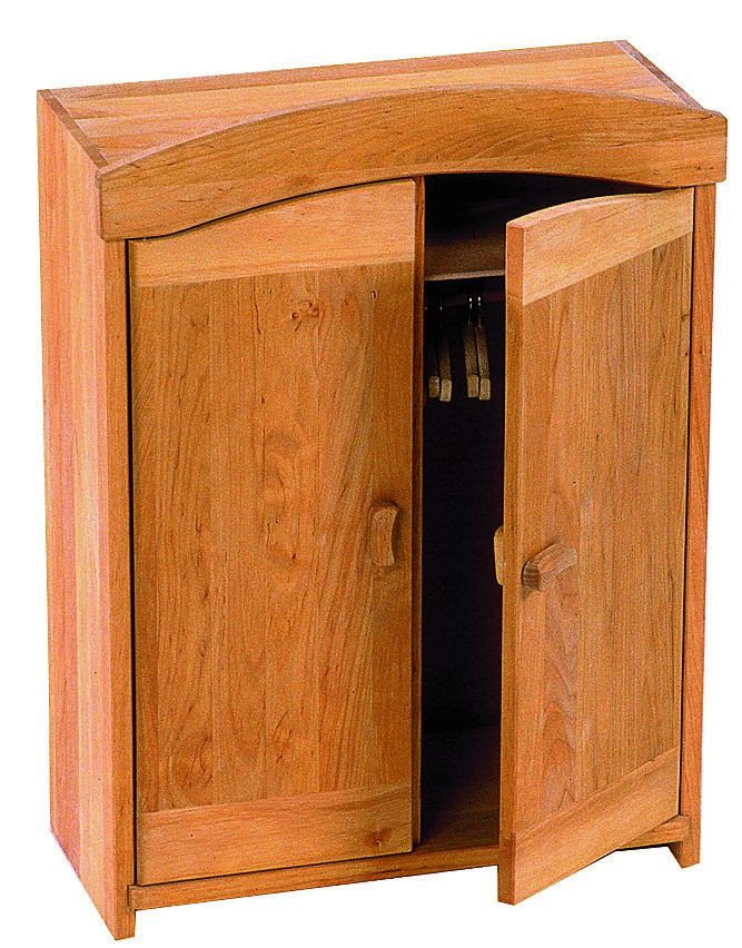 Puppenschrank, massives Erlenholz geölt, Schöllner Holzspielzeug.