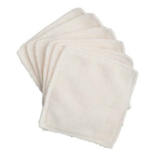 Lot 10 lingettes Lavables 20x20 Viscose de Bambou P'tits Dessous® -