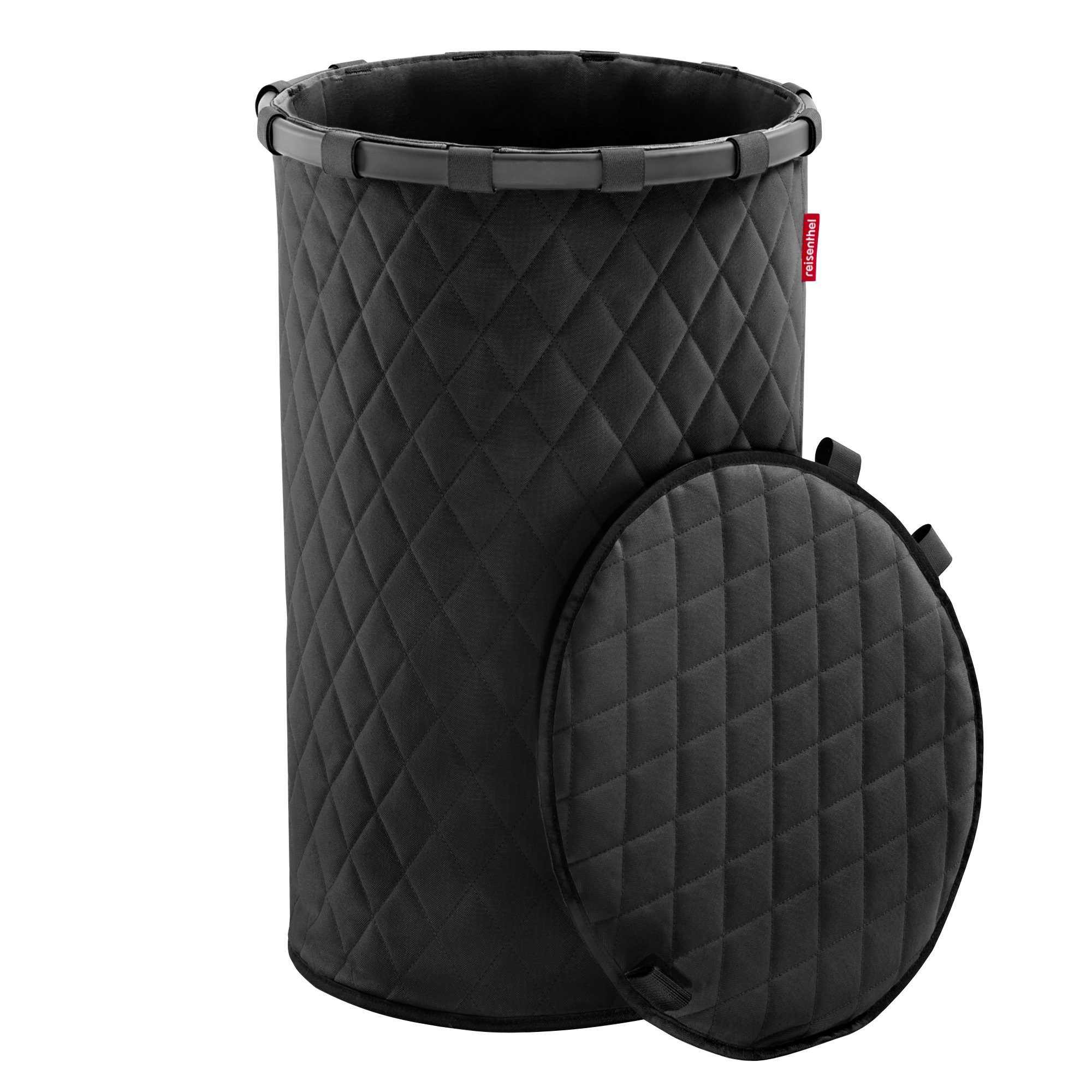 Reisenthel homebasket L frame rhombus black Wäschekorb 50 L + Cover