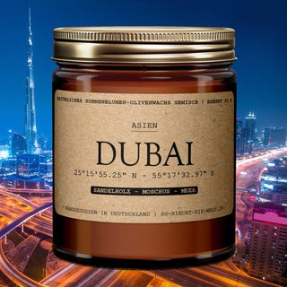 Dubai Duftkerze - Sandelholz | Moschus | Meer - 2er Pack ( 5 Euro sparen )