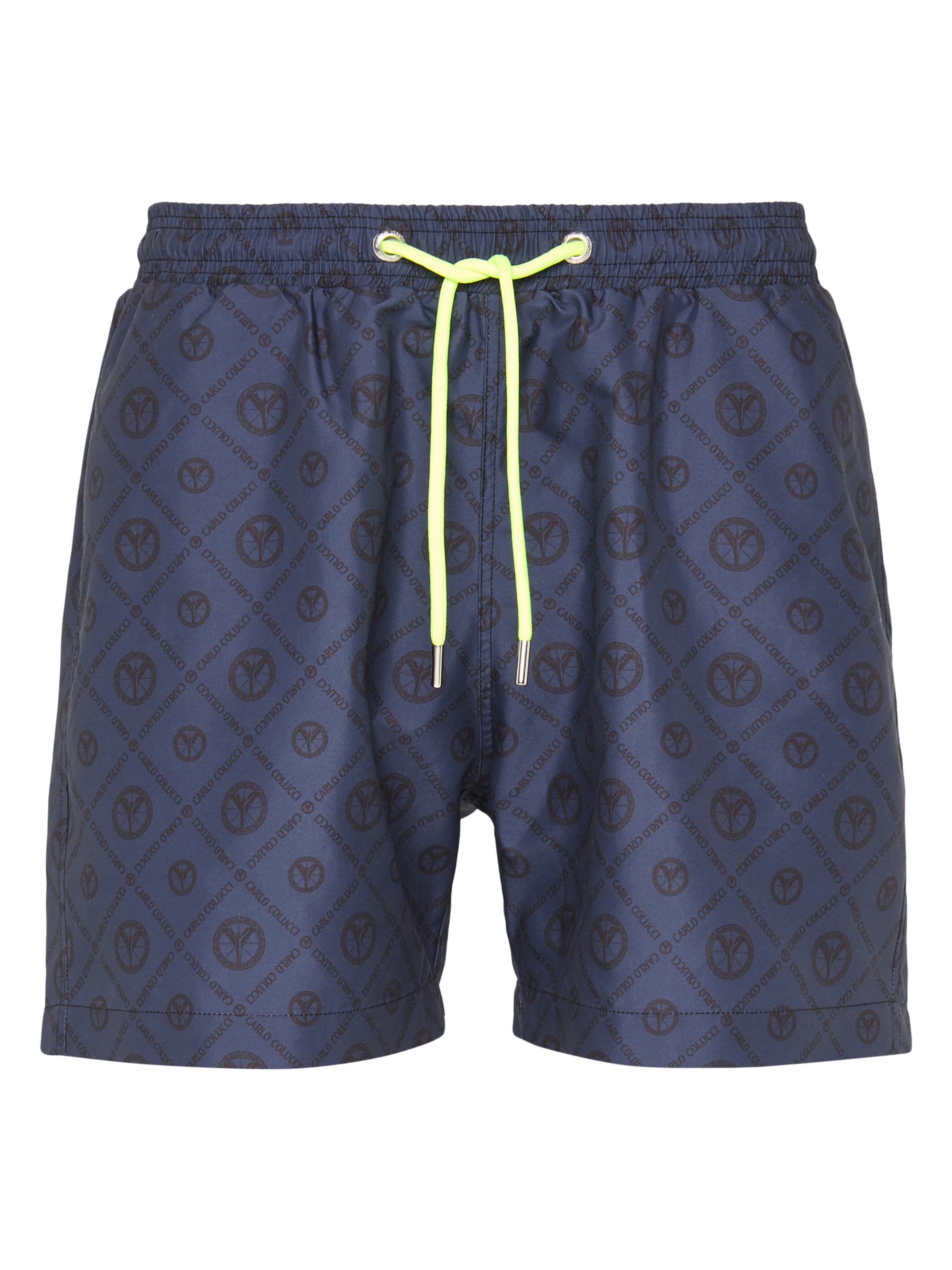 Herren Badeshorts mit Logodruck