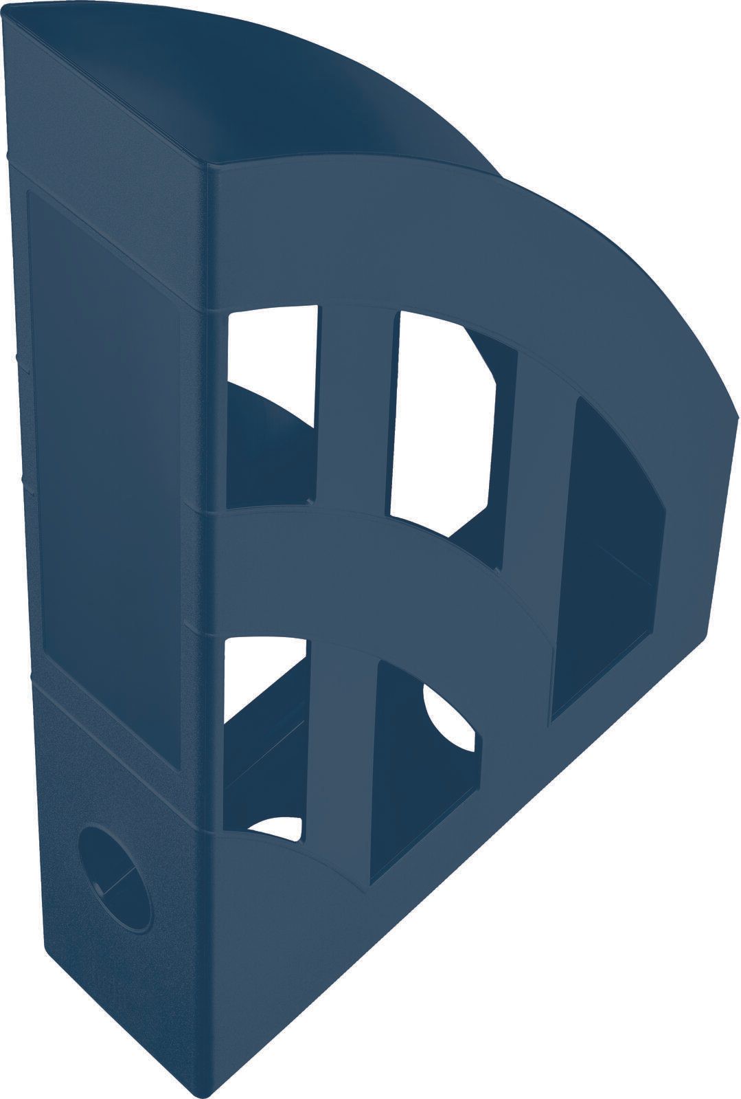 Helit Stehsammler recycelter Kunststoff blau , DIN C4