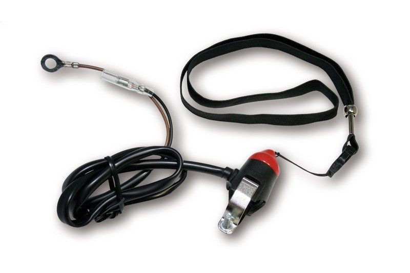 HIGHSIDER smart Emergency Stop Switch Universal, With Magnetic Circuit + Rubber Band, Closer Type, Waterproof