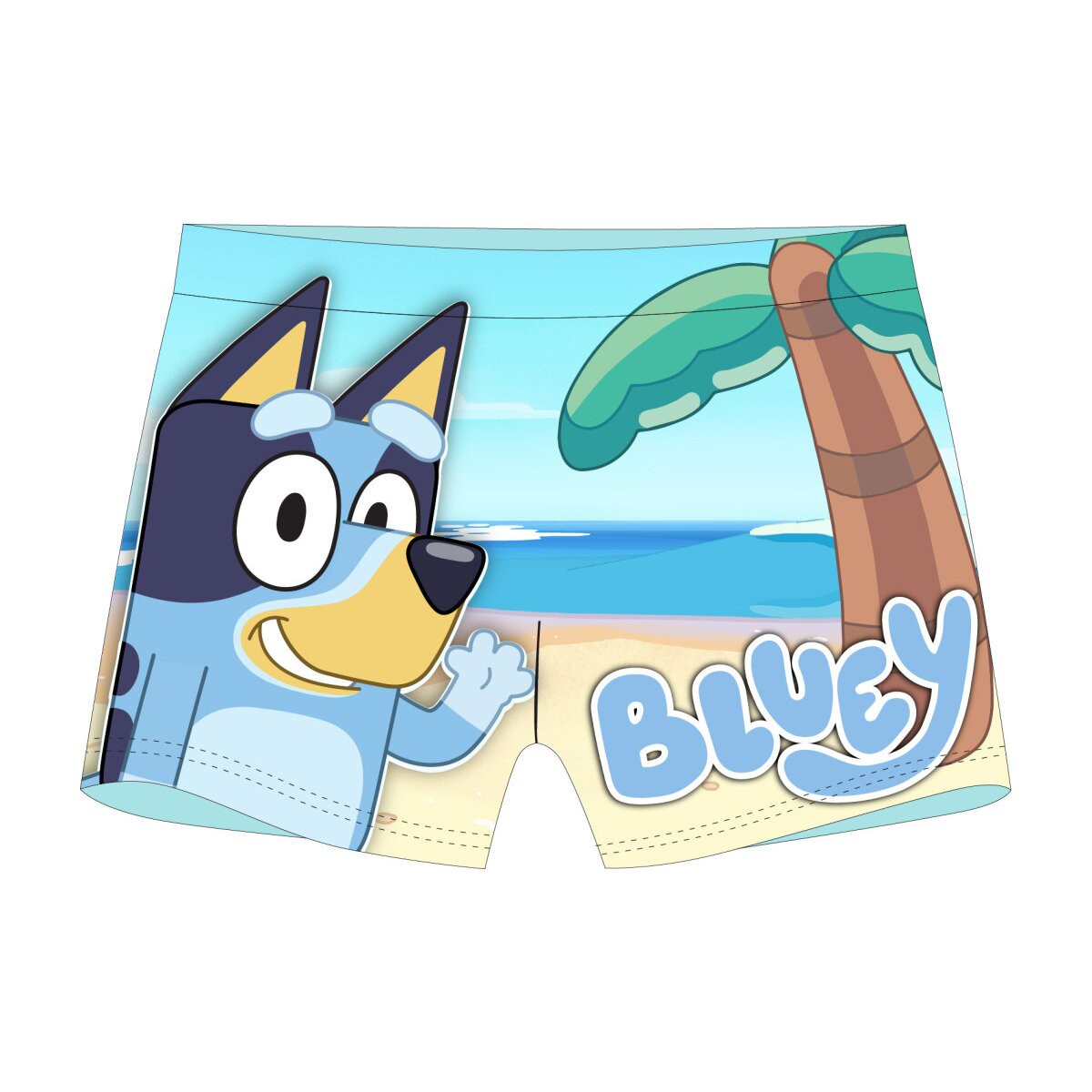 Bluey Palm Kinder Badehose, Shorts 92-122 cm