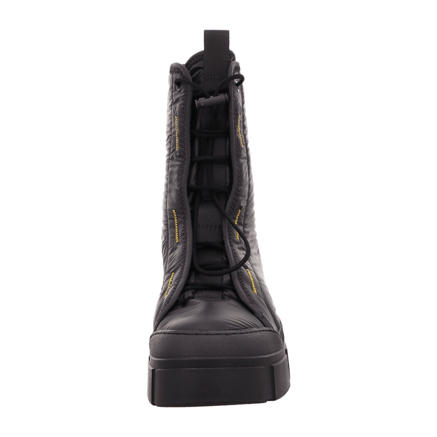 Vic Matié Schnürboot Plateau Schwarz für Damen, schwarz, Gr. 37 ½ EU