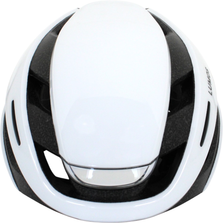 Lumos LHEUT5-AO-WH Ultra Fahrradhelm mit LED in Jet White M-L 54-61 cm