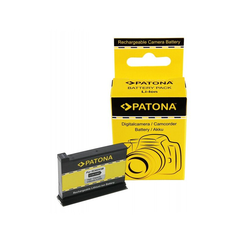 PATONA Akku Insta 360 One X2 IS360X2B für 360° Kamera