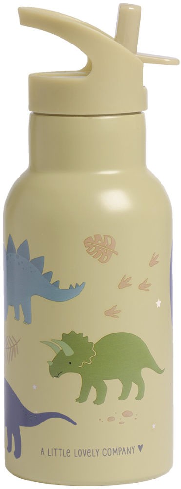 A Little Lovely Company Edelstahl Trinkflasche 350ml Dinosaurier