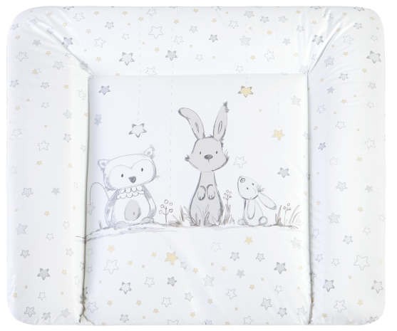 Zöllner Wickelauflage Softy Folie Häschen und Eule 75/75