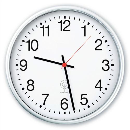 Wanduhr Funkuhr Ku.weiß 1,5, V Zahlen