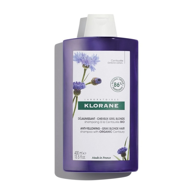 Klorane Shampoo Alla Centaurea Bio Anti-Ingiallimento 400ml