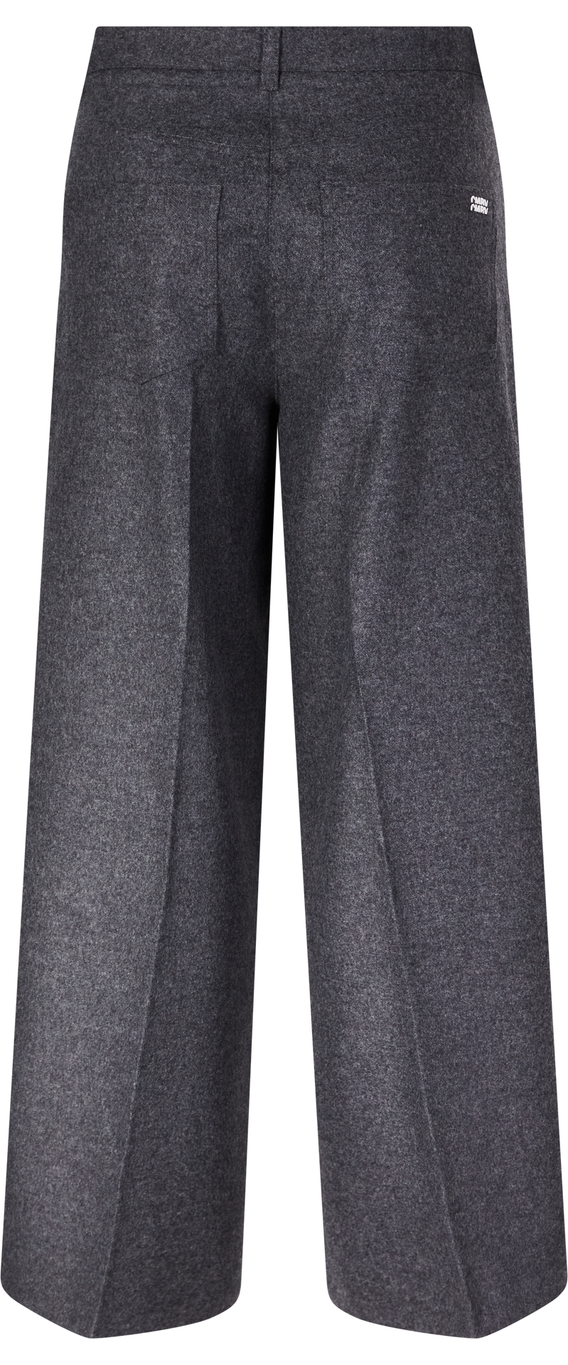 Wide-Leg Bundfaltenhose 'Adrienne' Anthrazit