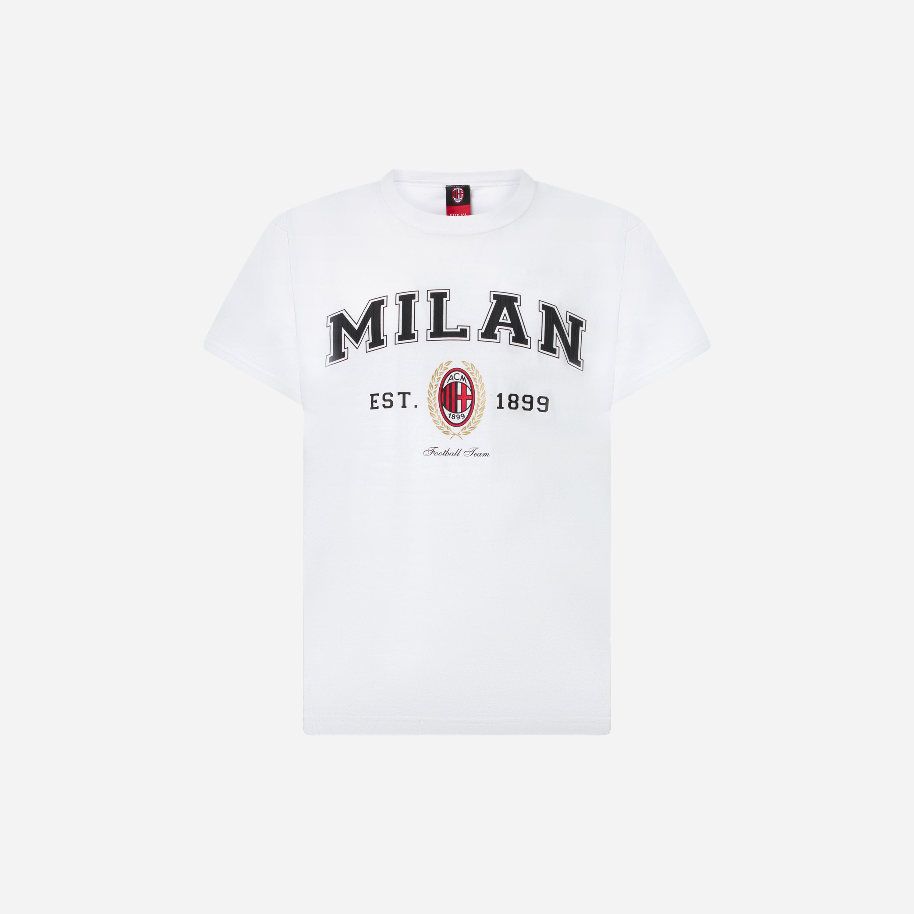 AC MILAN COLLEGE COLLECTION KIDS WHITE T-SHIRT