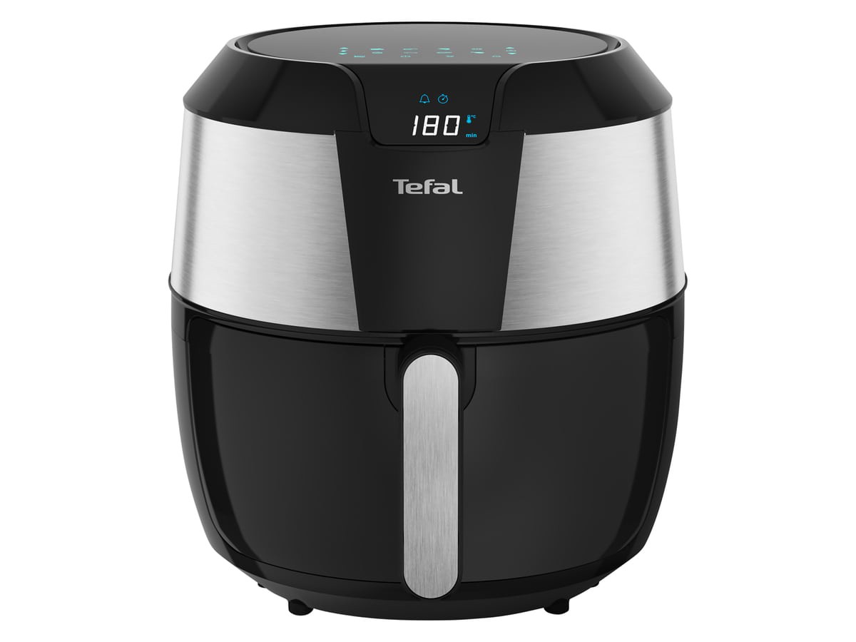 TEFAL Heißluftfritteuse Easy Fry XXL, EY701D, 5,6 L, schwarz/silber, 1850 W