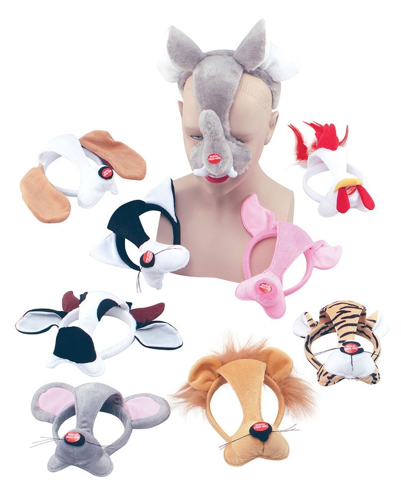 Tierische Fell-Maske Mit Sound | Wir machen Party.de |