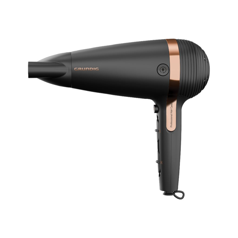 GRUNDIG Naturashine HD 7081 Haartrockner mit Ionic- Funktion schwarz/roségold