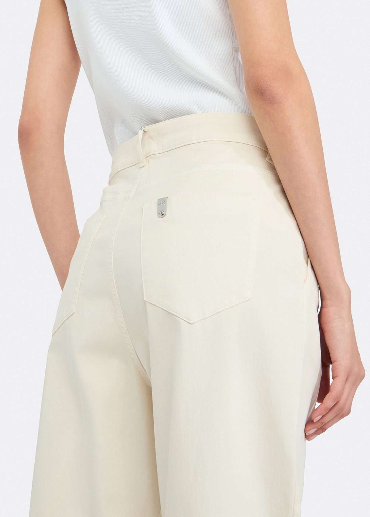 Liu Jo Pantalon Ballon Avec Bouton Bijou