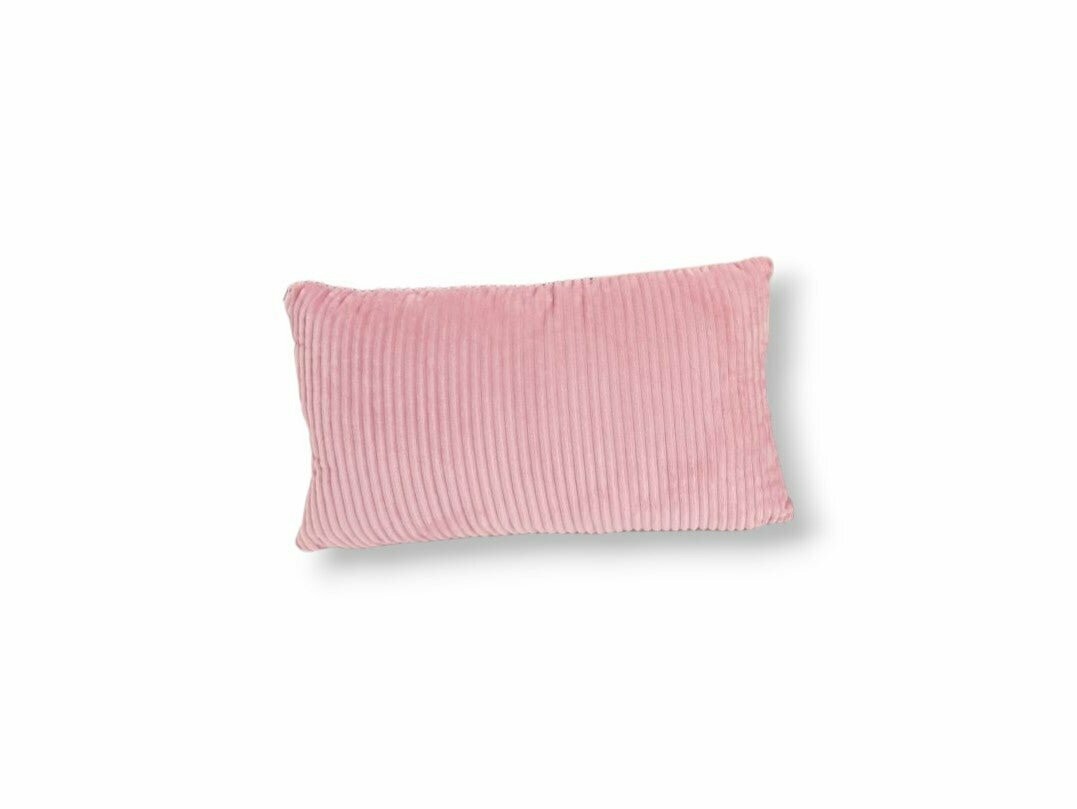 Dekokissen Cordoptik » Zierkissen 30 x 50 cm » Sofakissen & Kuschelkissen » Kissen mit Reißverschluss - Rosa