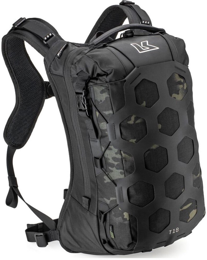 Kriega Trail 18 Multicam Motorrad Rucksack, grün für Männer