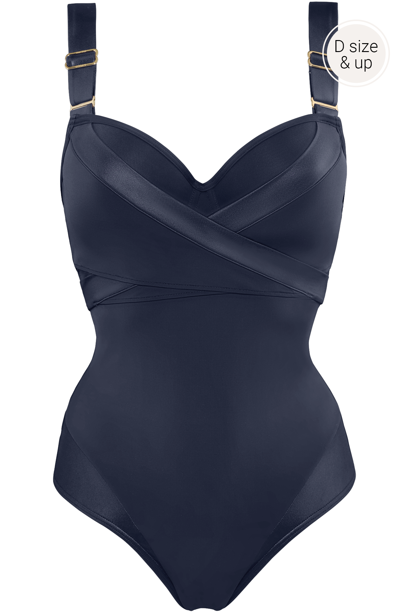 Marlies Dekkers Plunge Balconette Badeanzug Cache Coeur - Grau - 85E