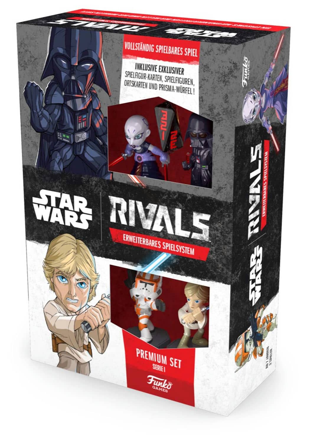 Star Wars Rivals Premium Set Serie I (Deutsch) Funko Games Figuren Karten Spiel