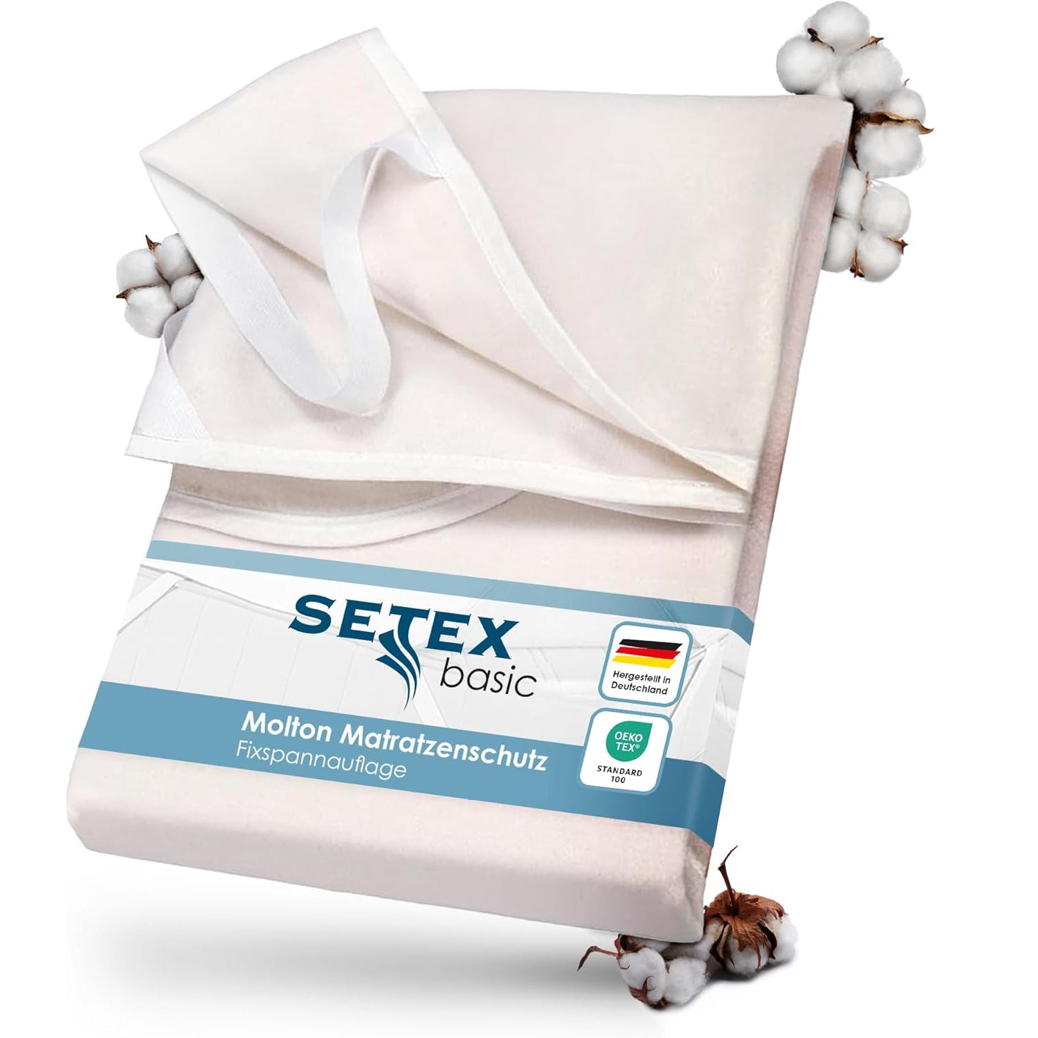 Setex Molton Matratzenschutz Matratzenschoner 90x200 bis 200x200