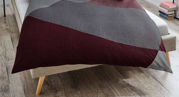 Feinbiber-Bettwäsche Grafika Rubin