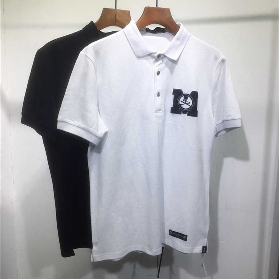 Men's T-Shirts Foaming Printing Mastermind Polo Shirt Men Women Summer Style Trend Slim Man Top Tees Shirts Harajuku N7O9