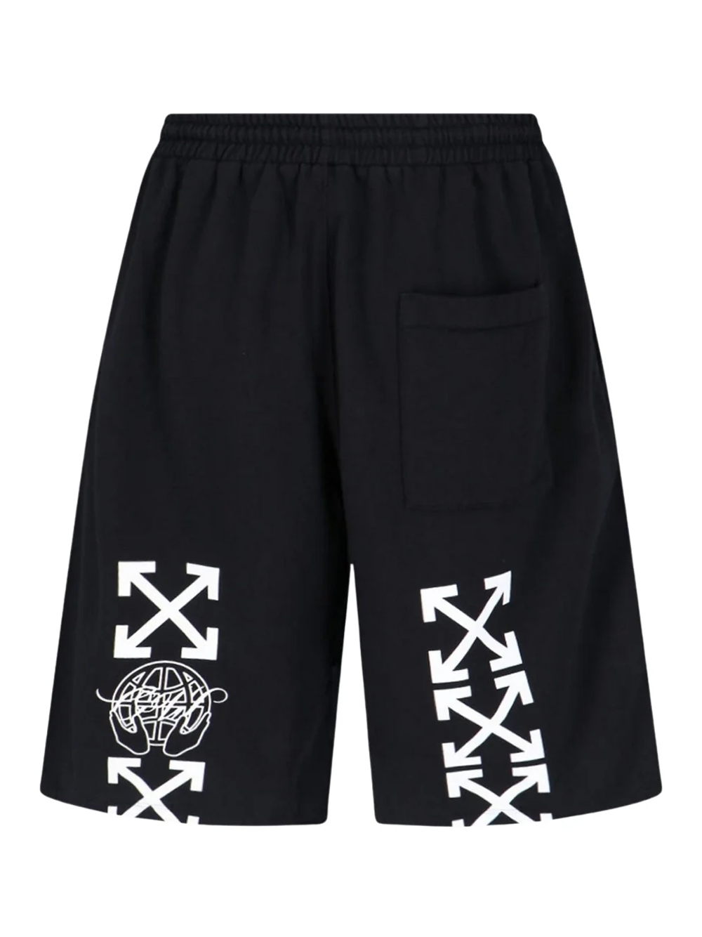 Off-White Exact Opposite Black Skate Sweatshorts - Black / M