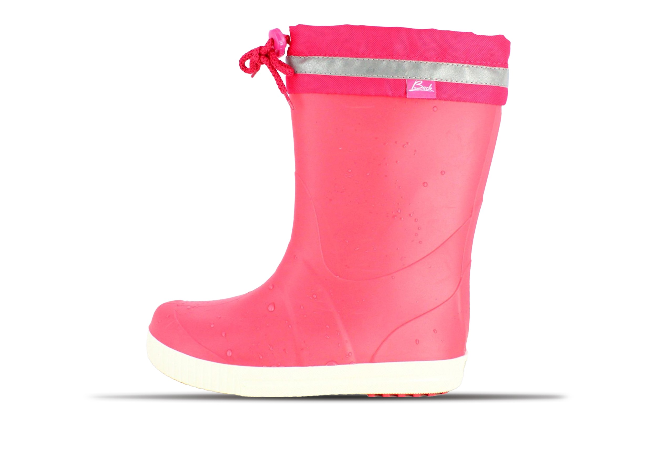 Beck Regenstiefel Wellies | Gummistiefel für Kinder | Pink