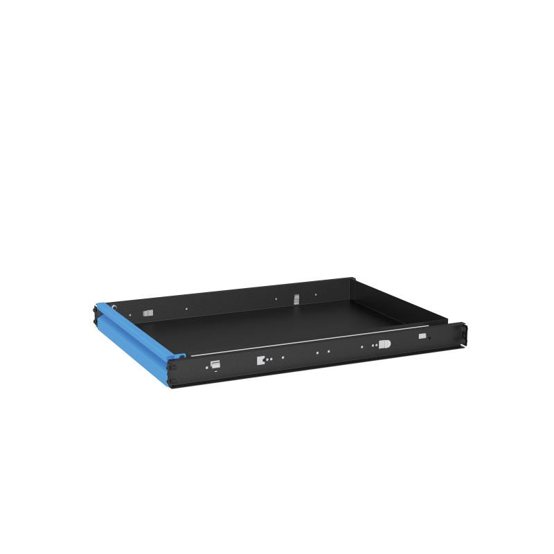 Schublade mit Klippschiene und Halterung 60 mm für Workstation 1212