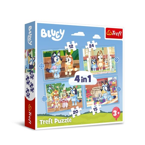 4 in 1 Puzzle - Bluey