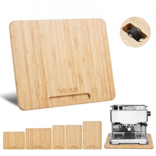 VEVOR Gleitbrett, 26,7x33 cm, Brett mit Gummirädern und hohlem Griff, leicht zu reinigen, Slider-Brett, Geräte-Rollbrett, leicht bewegliche Unterlage für Kaffeemaschine, Küchenmaschine