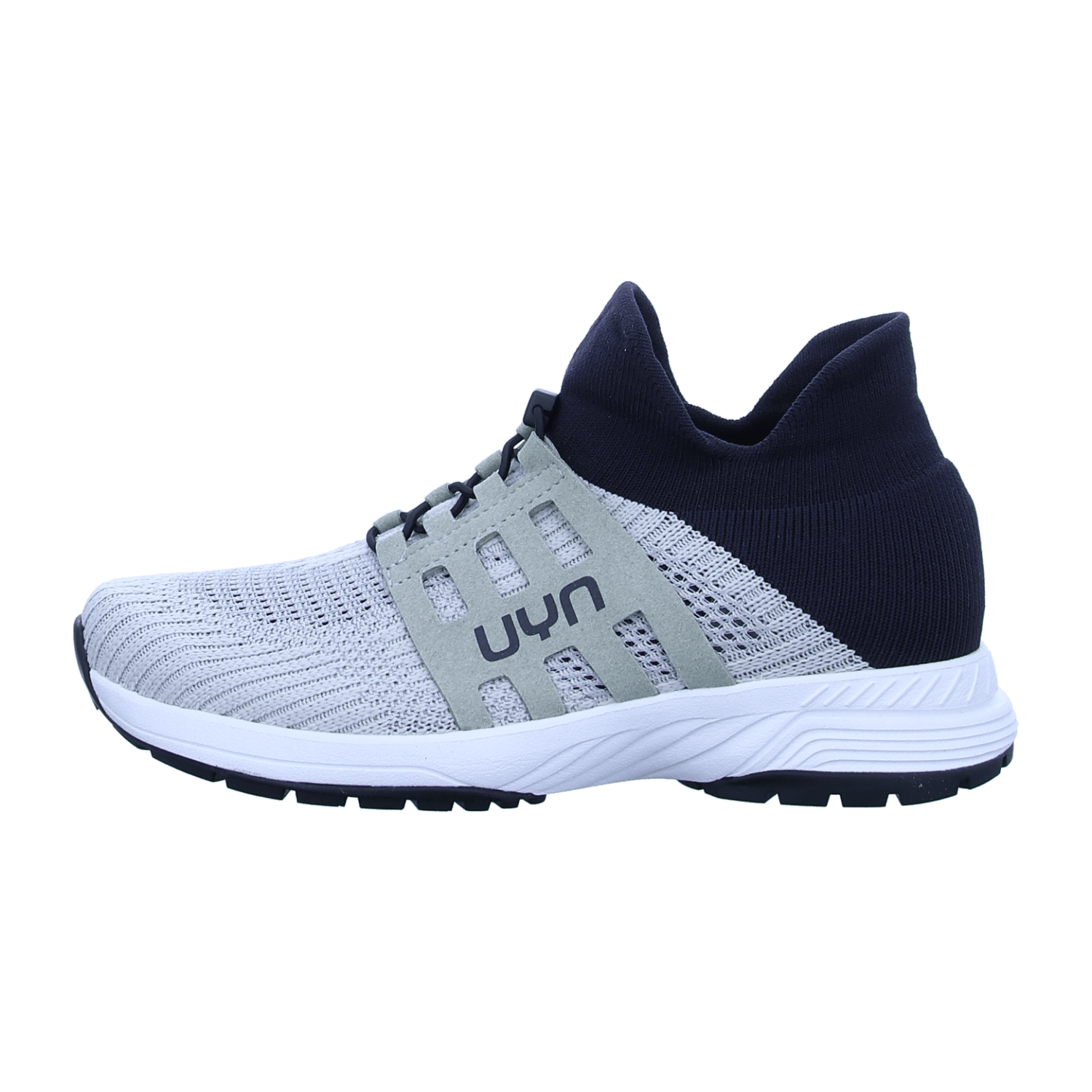 UYN Nature Tune Slip-on Sneaker aus Merinowolle Damen pearl grey/carbon/grey 38 für Damen, grau, Gr. 42 EU
