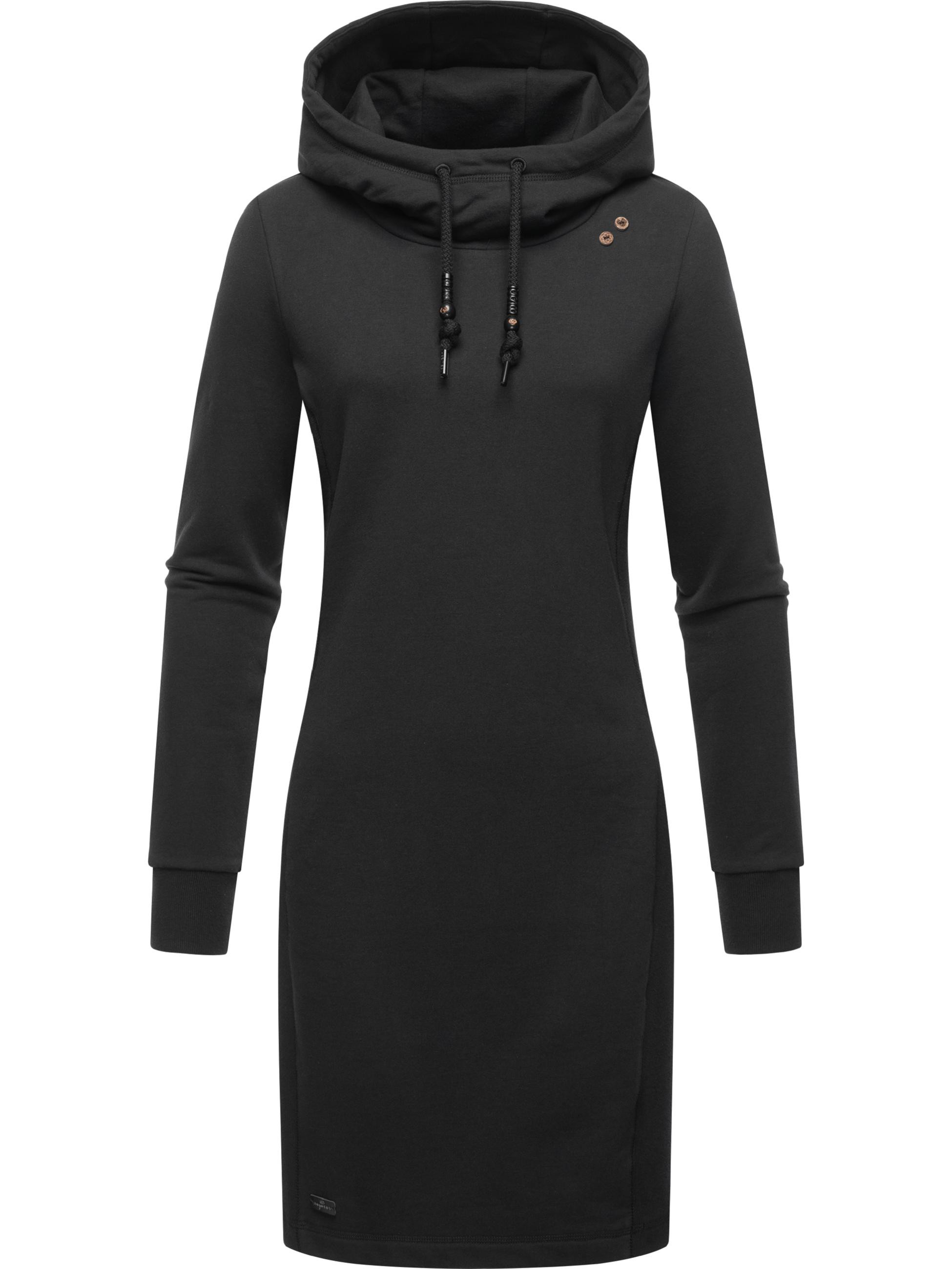 Lässiges Sweatkleid mit Kapuze 