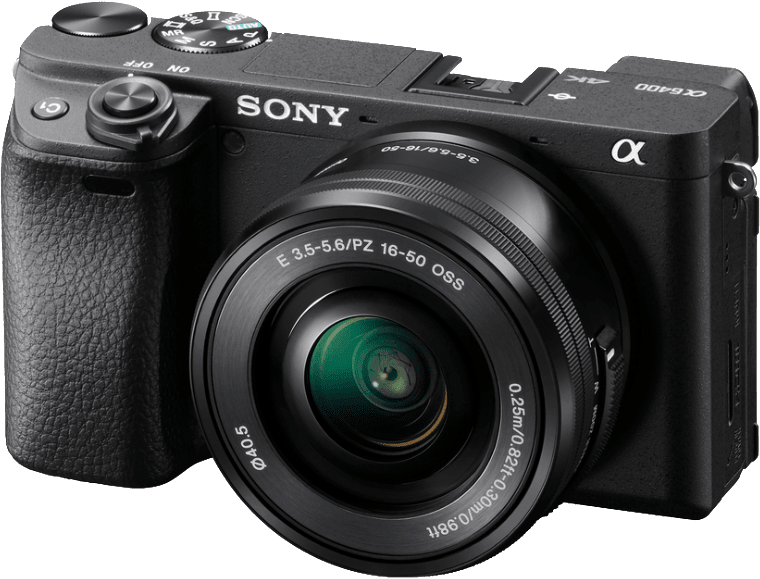 Sony Alpha 6400 Systemkamera, mit Objektiv E PZ 16-50 mm f/3.5-5.6 OSS
