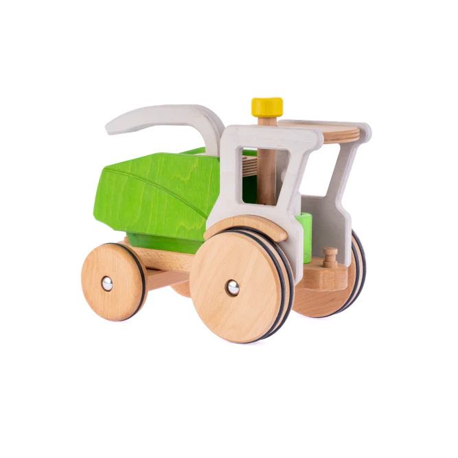 Holzspielzeug Maishäcksler, Felix Dynamiko