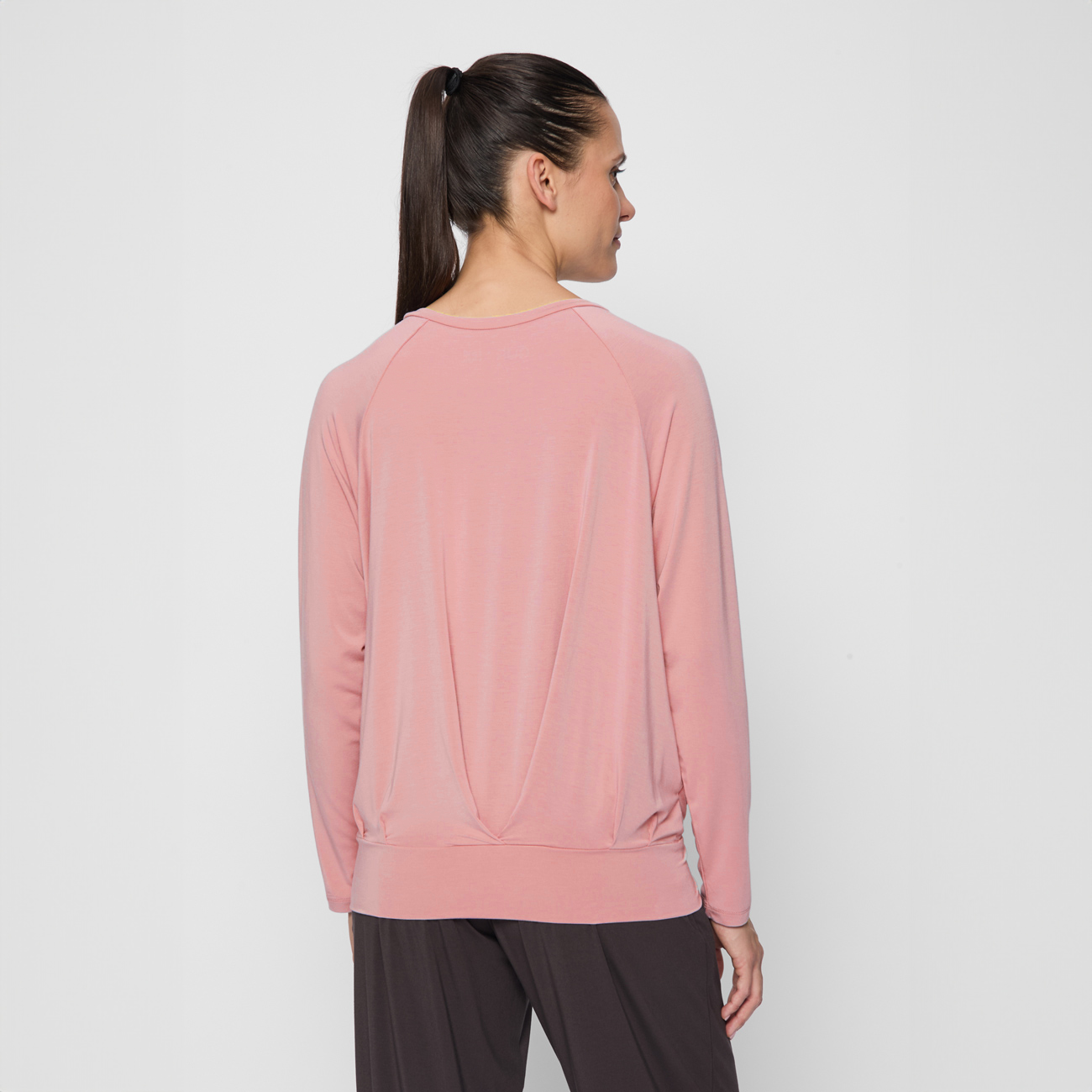 Curare Langarmshirt Boxpleat - Faded Rose L