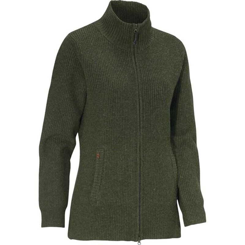 Swedteam Damen Strickjacke Shirley Full-zip Loden Green 46
