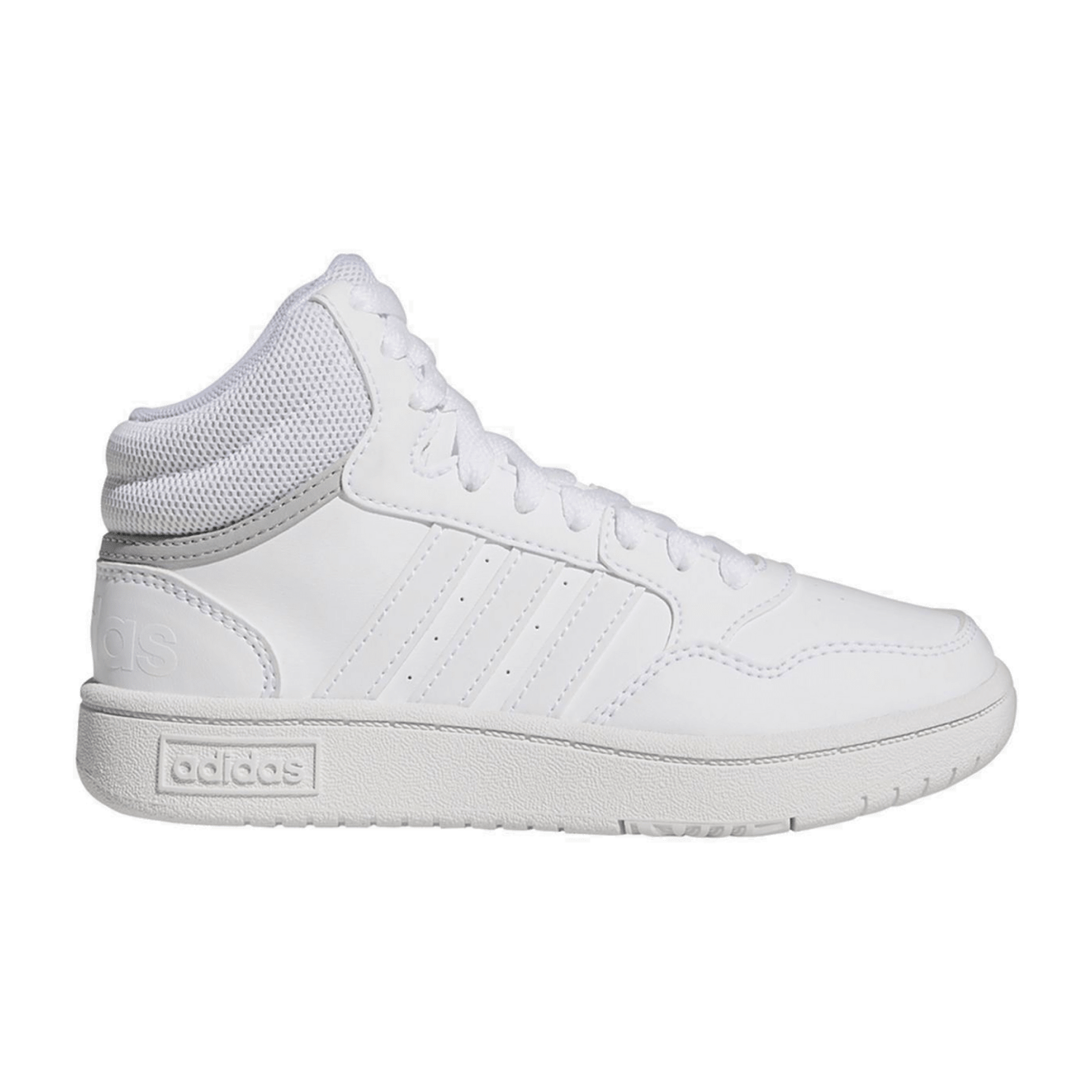 Adidas originals Schnürstiefelette Kaltfutter Hoops Mid 3.0 K für Kinder, weiß, Gr.  / 5 Kids UK
